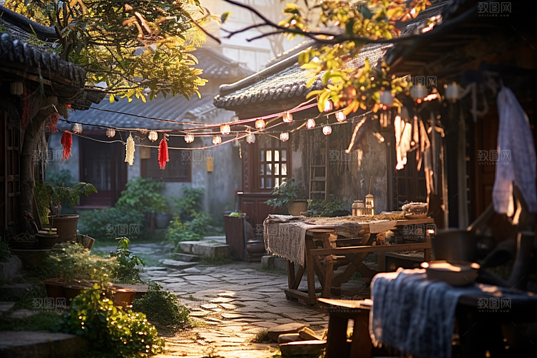 东北雪乡景区哈尔滨素材