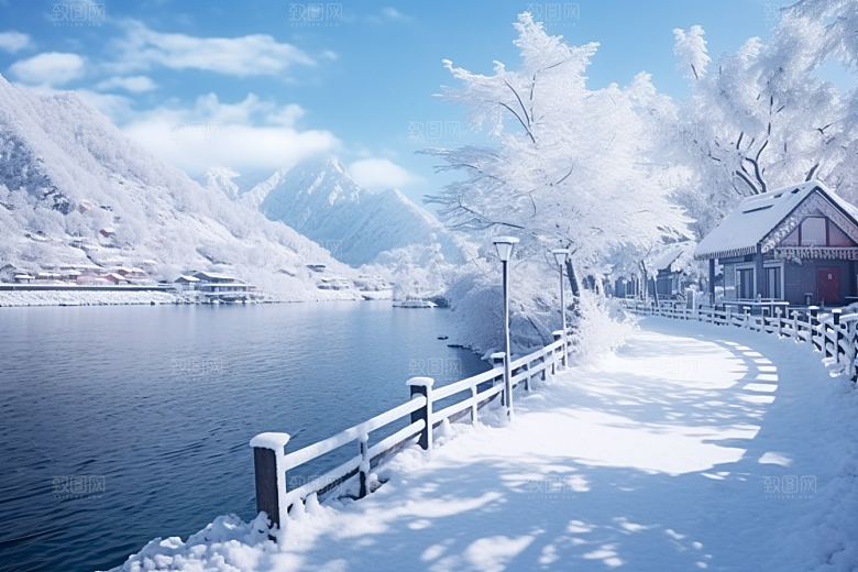 东北雪乡景区旅游素材