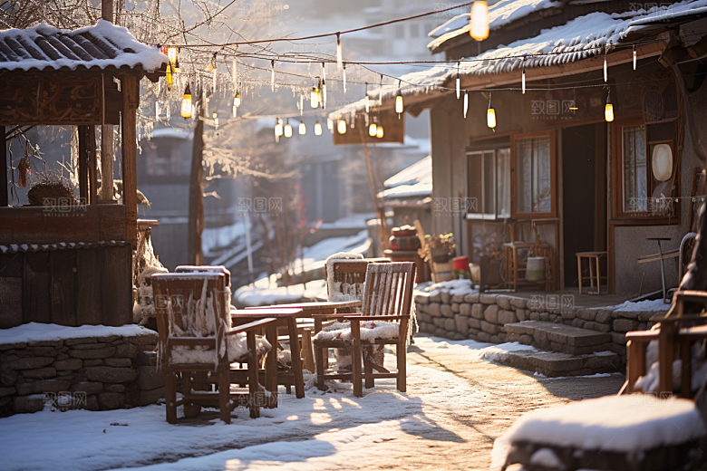东北雪乡北方旅游素材