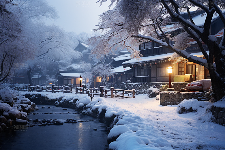 东北雪乡大雪北方素材