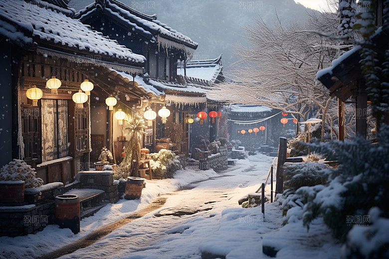 东北雪乡哈尔滨风光素材