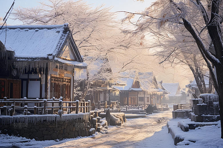 东北雪乡哈尔滨景区素材