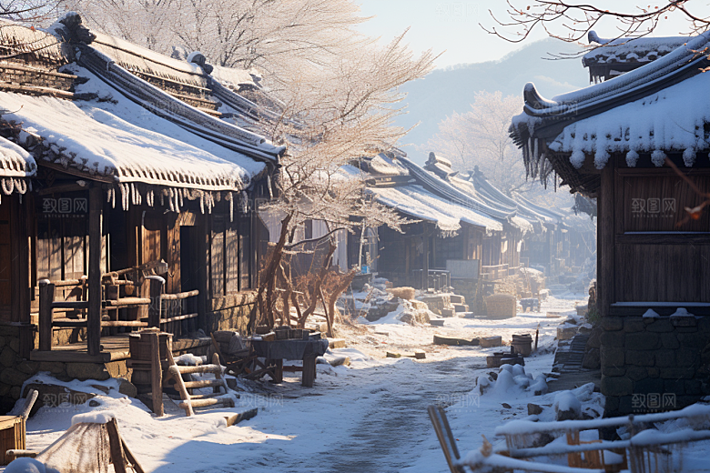 东北雪乡哈尔滨景区素材