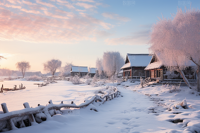 东北雪乡哈尔滨景区素材
