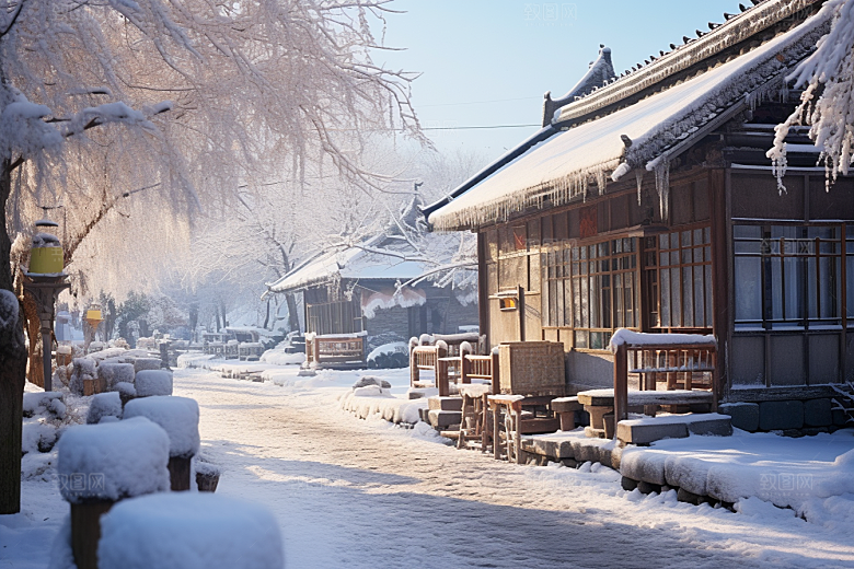 东北雪乡北方高清素材