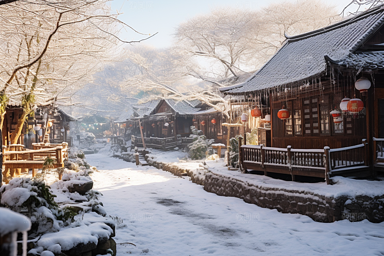 东北雪乡哈尔滨旅游素材