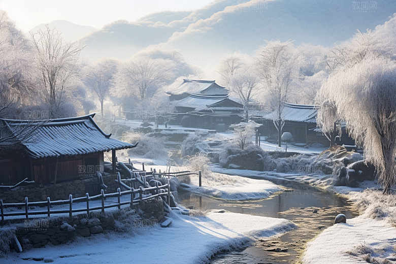 东北雪乡北方高清素材