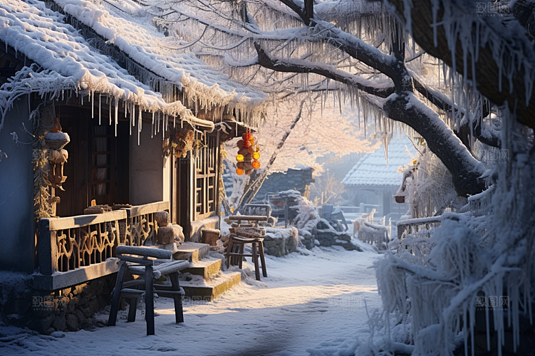 东北雪乡北方高清素材