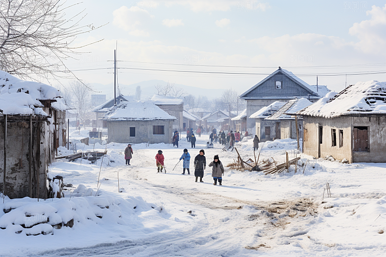 东北雪乡哈尔滨旅游素材