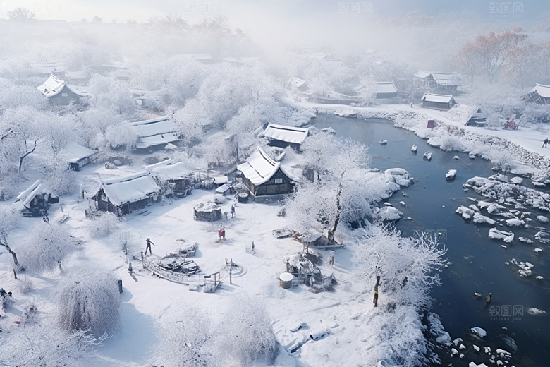 东北雪乡高清风光素材