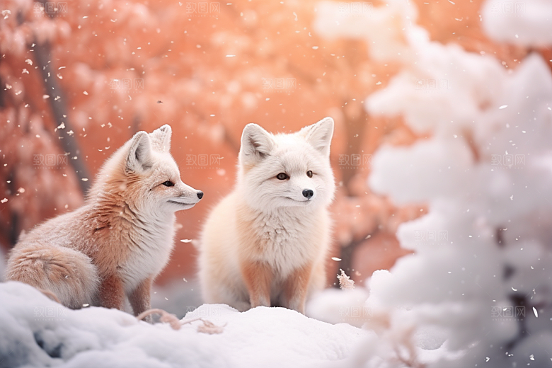 东北雪乡旅游景区素材