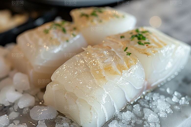 鳕鱼食材海鱼摄影图
