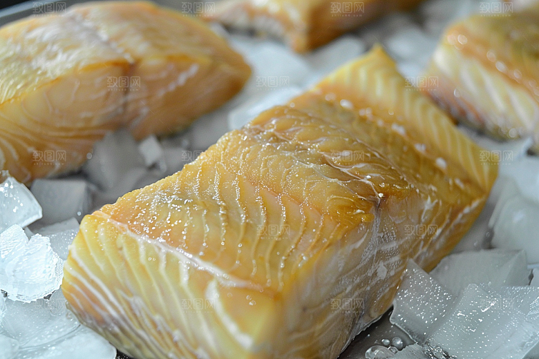 鳕鱼食材海鱼摄影图