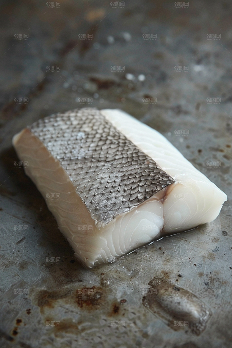 鳕鱼食材海鱼摄影图