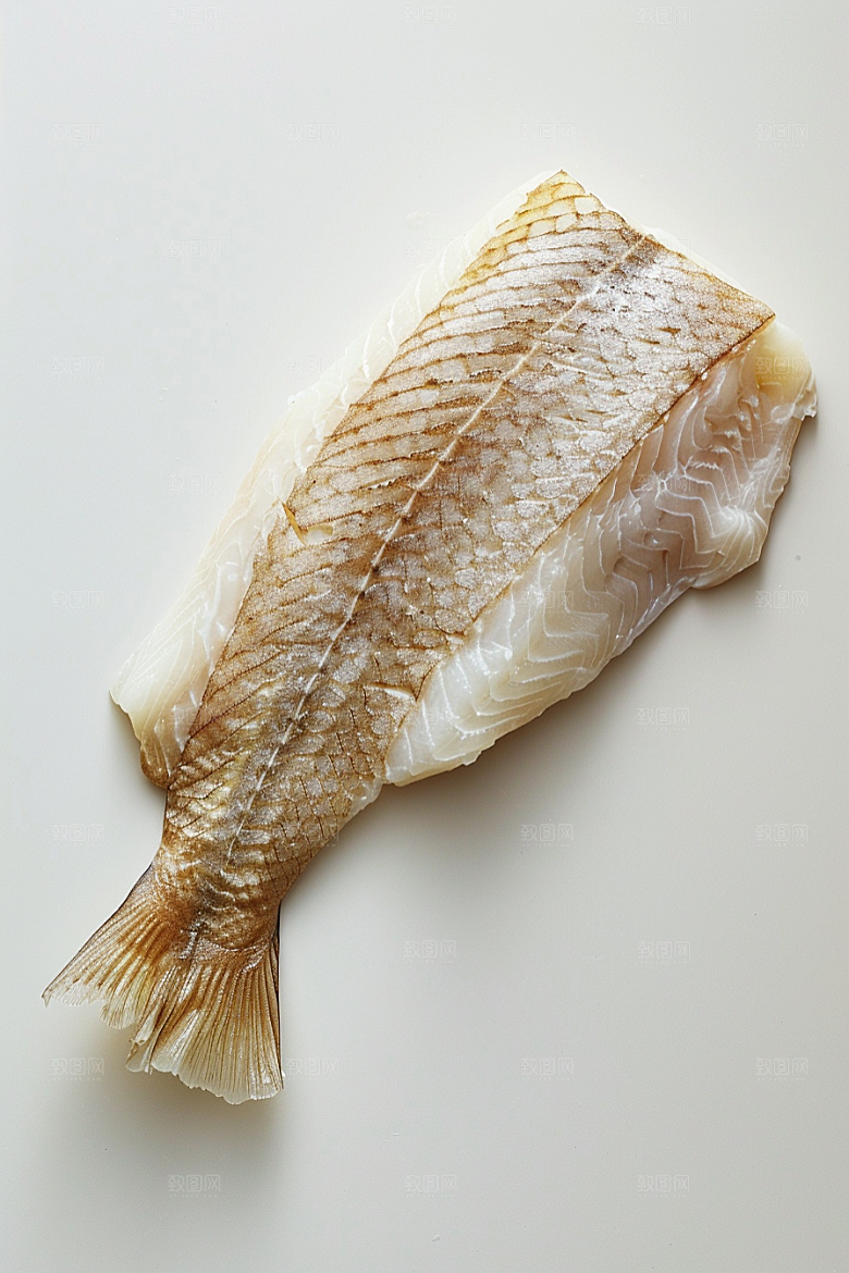 鳕鱼鱼类美食摄影图