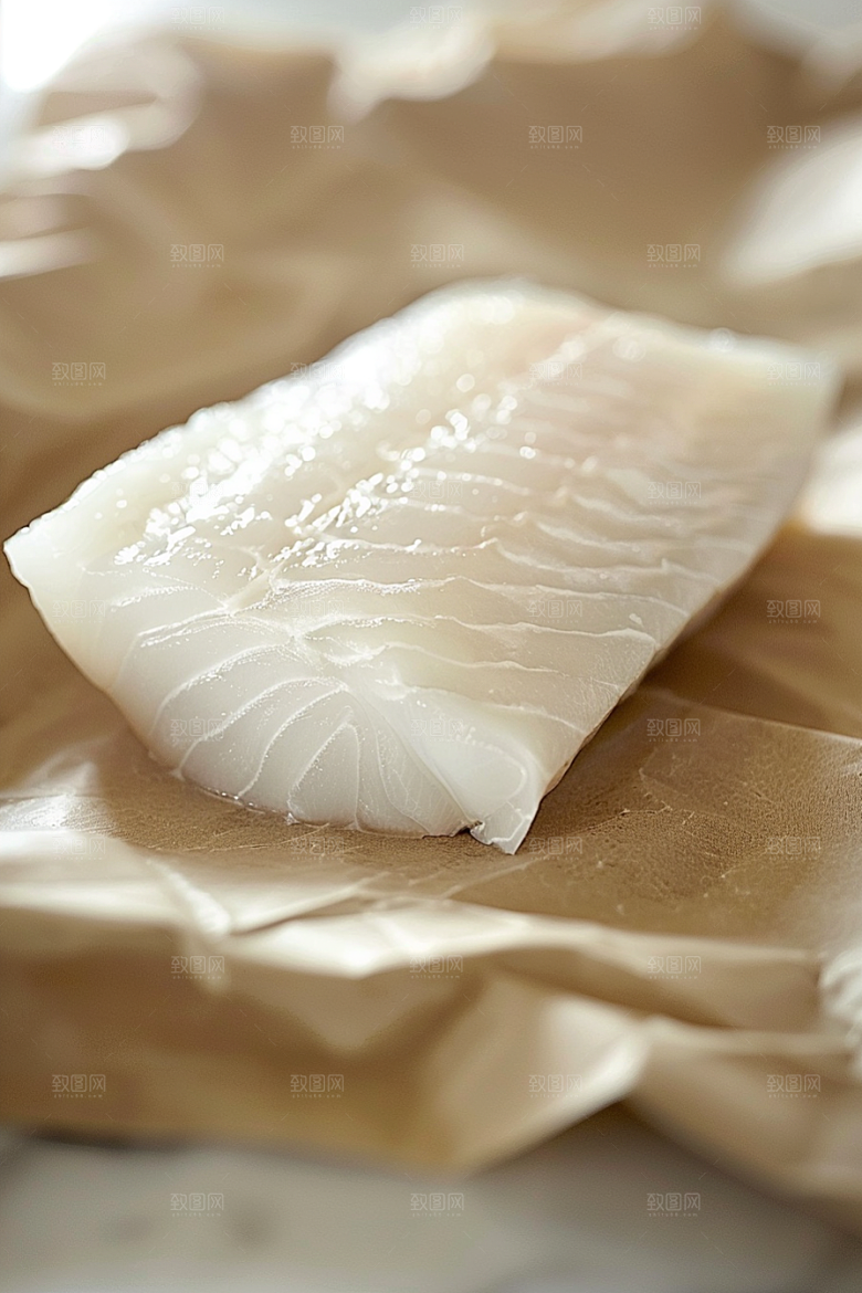鳕鱼美味海鲜摄影图