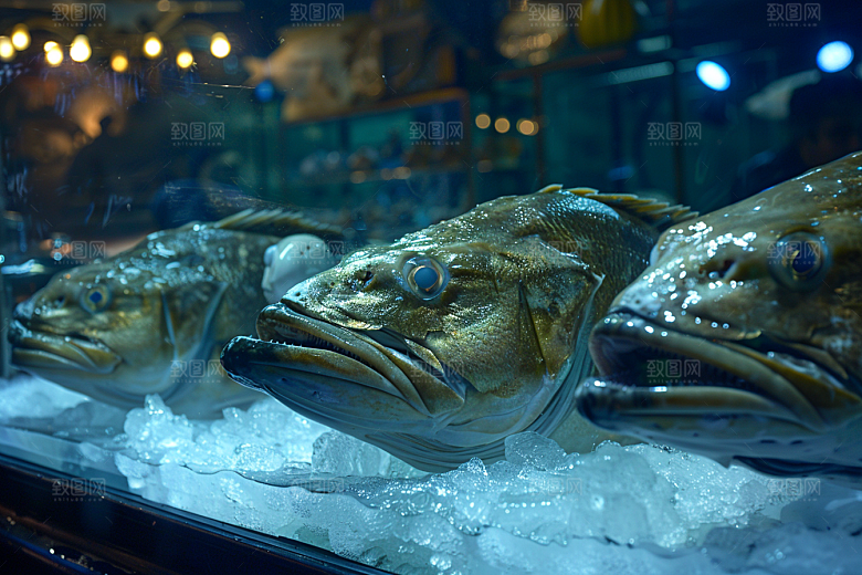 鳕鱼食材高清摄影图