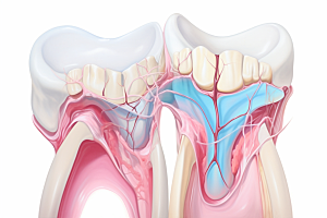 牙齿结构医疗牙病防治素材