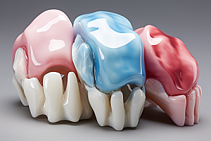 牙齿结构牙病防治口腔健康素材