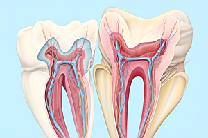 牙齿结构牙科医疗素材