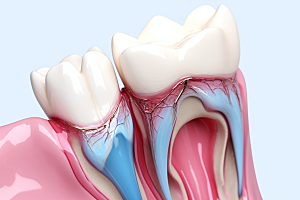 牙齿结构牙病防治医疗素材