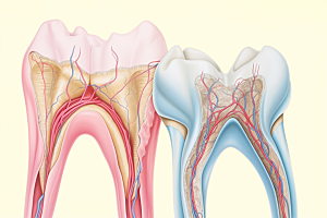 牙齿结构口腔健康牙病防治素材