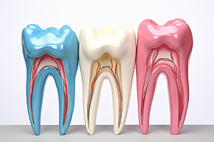 牙齿结构齿科口腔健康素材
