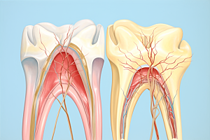 牙齿结构高清牙病防治素材