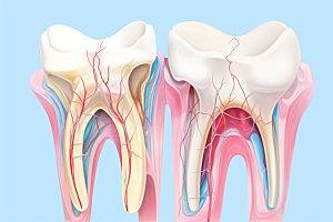 牙齿结构高清齿科素材