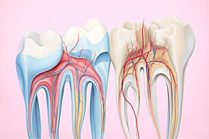 牙齿结构牙病防治牙科素材