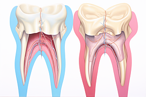 牙齿结构牙病防治牙科素材