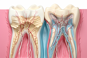牙齿结构高清牙病防治素材