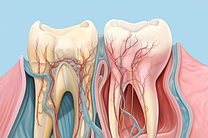 牙齿结构口腔健康牙病防治素材
