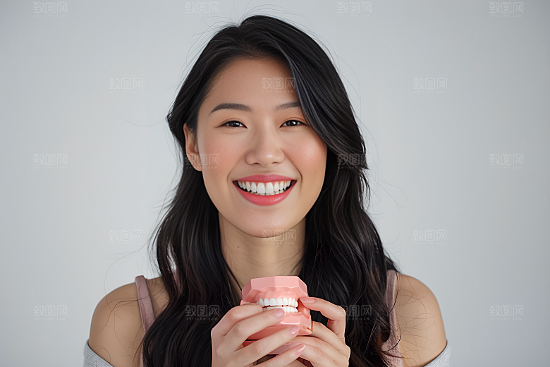 牙科广告人物口腔医院牙科诊所摄影图