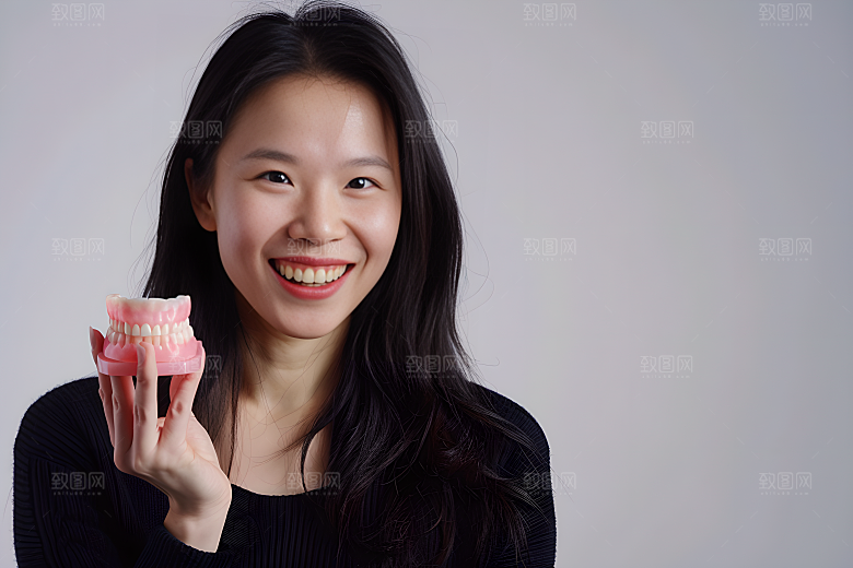 牙科广告人物看牙医高清摄影图