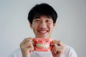 牙科广告人物牙病防治看牙医摄影图