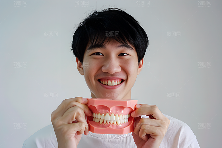 牙科广告人物牙病防治看牙医摄影图