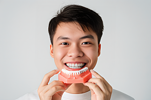牙科广告人物看牙医高清摄影图