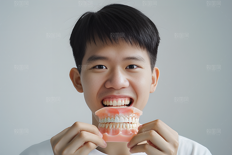 牙科广告人物口腔医院看牙医摄影图