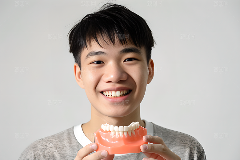 牙科广告人物牙病防治看牙医摄影图