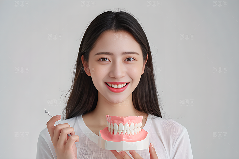牙科广告人物口腔医院看牙医摄影图