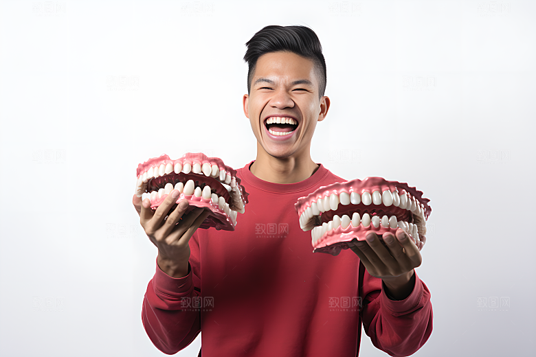 牙科广告人物口腔医院牙科诊所摄影图