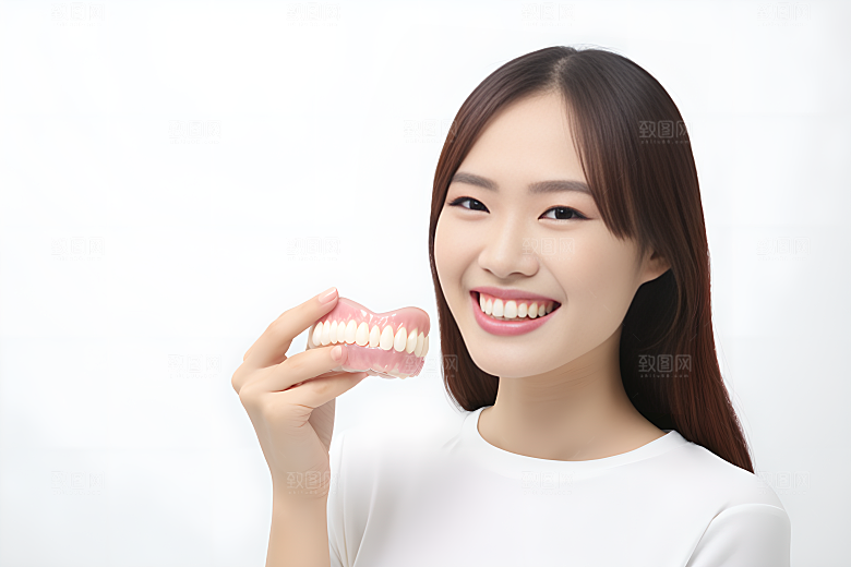 牙科广告人物人物肖像牙病防治摄影图