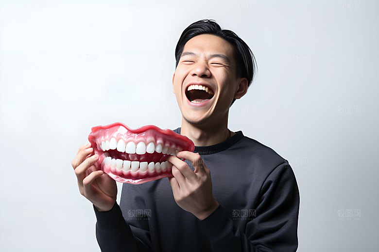 牙科广告人物看牙医高清摄影图