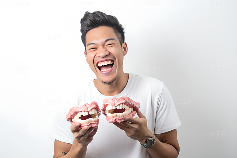牙科广告人物高清人物肖像摄影图