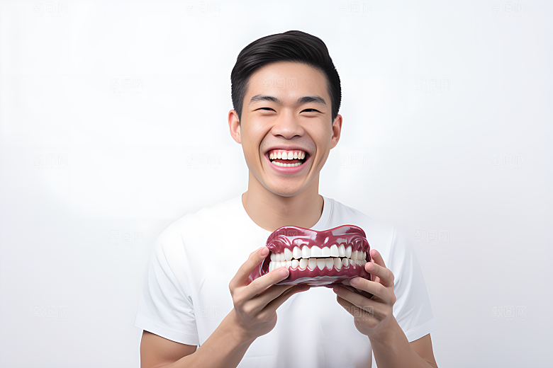 牙科广告人物高清人物肖像摄影图