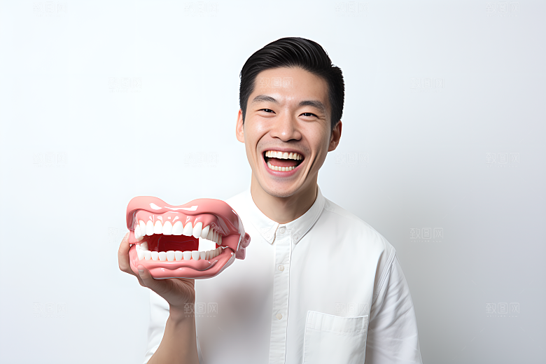 牙科广告人物牙病防治牙科诊所摄影图