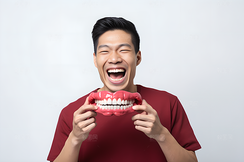 牙科广告人物牙科诊所高清摄影图