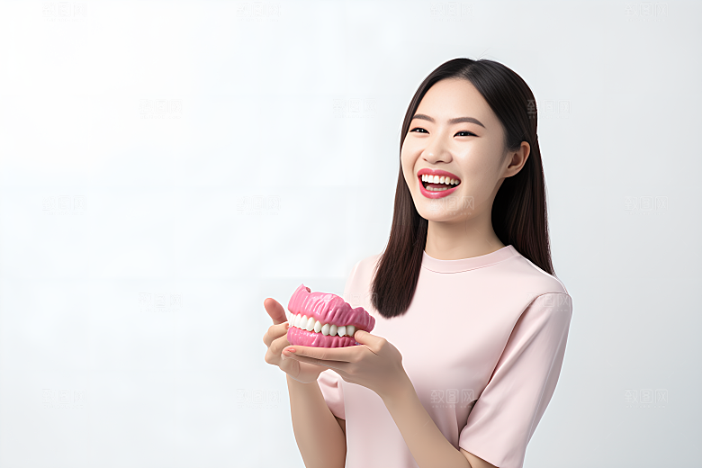 牙科广告人物牙病防治口腔医院摄影图