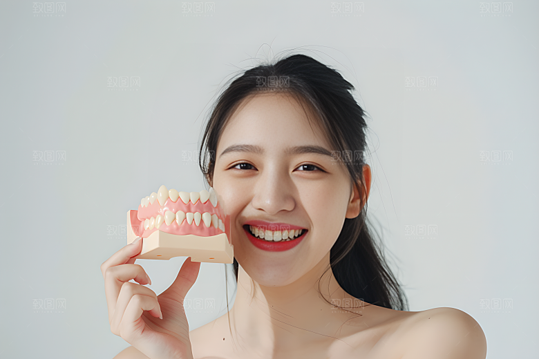 牙科广告人物高清人物肖像摄影图